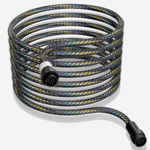 Omnileak OL-HCS-3 Analog Sensing Cable for Hydrocarbon liquids with UV Braid – length of 3m-24m with Male & Female Connectors