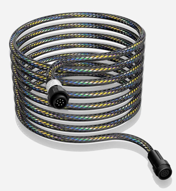 Omnileak OL-HCS-3 Analog Sensing Cable for Hydrocarbon liquids with UV Braid – length of 3m-24m with Male & Female Connectors