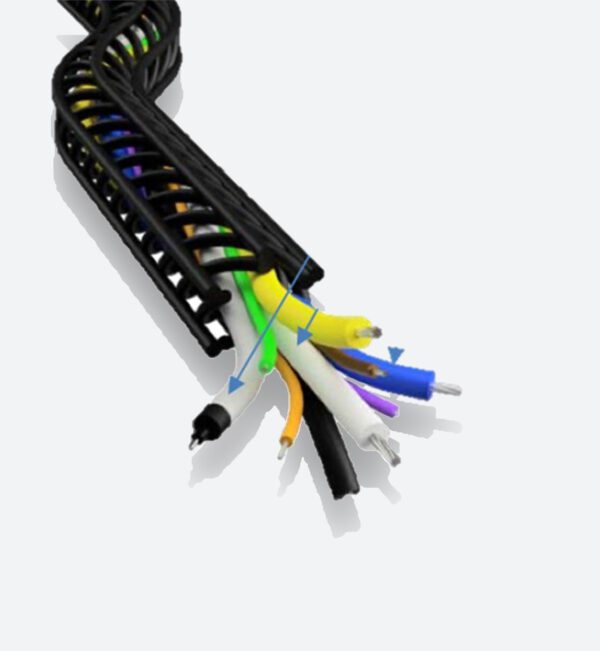 Omnileak OL-HCS-3 Analog Sensing Cable for Hydrocarbon liquids with UV Braid – length of 3m-24m with Male & Female Connectors